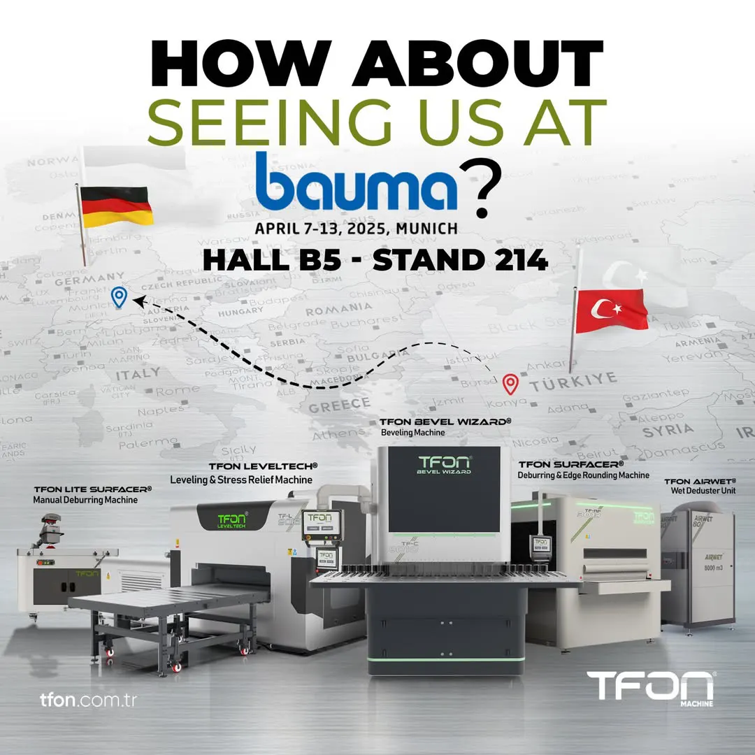 TFON auf der BAUMA 2025 in München — 7–13 Apr, Messedaten