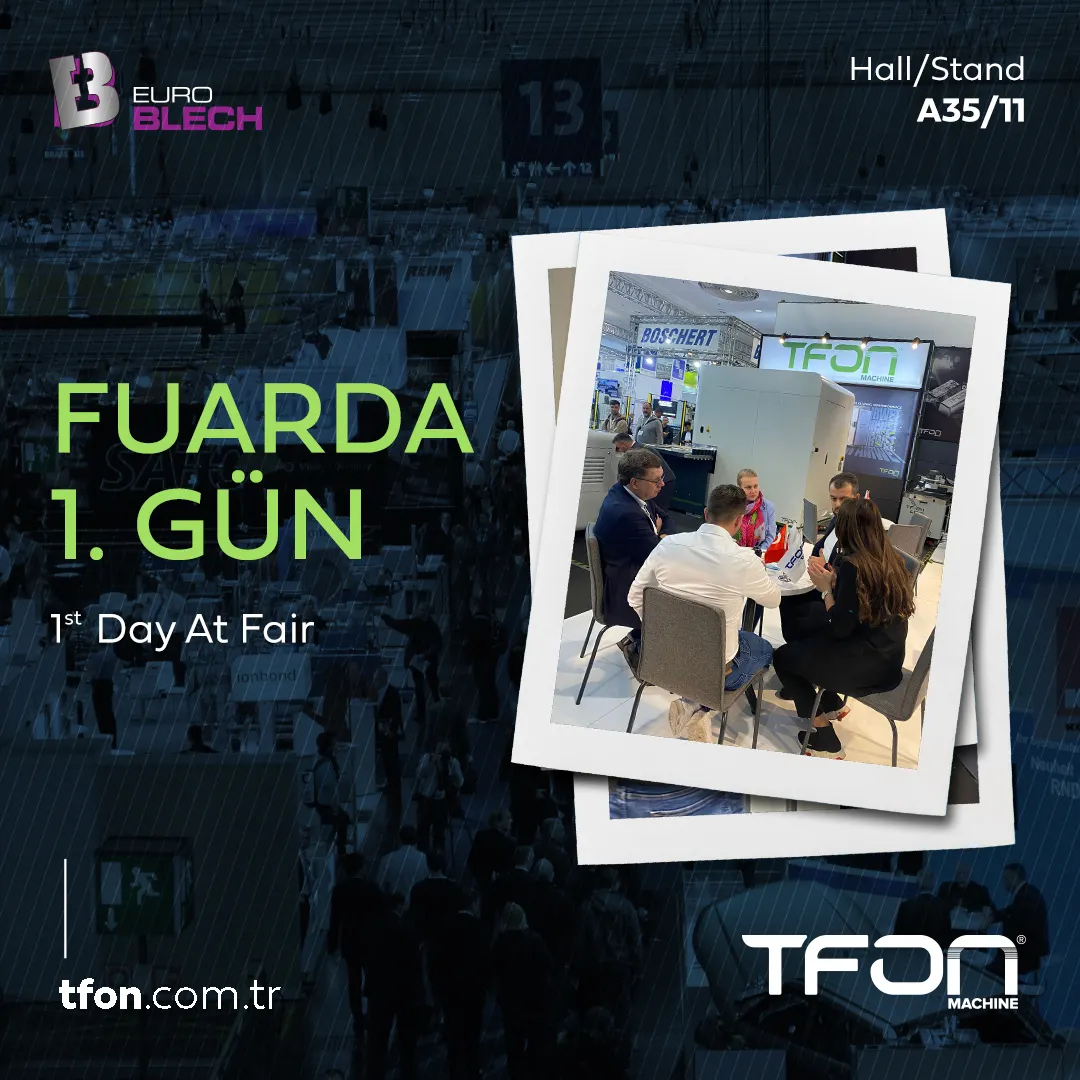 TFON auf der EuroBLECH – 1. Messetag — 1 Jan 2026, Messedaten
