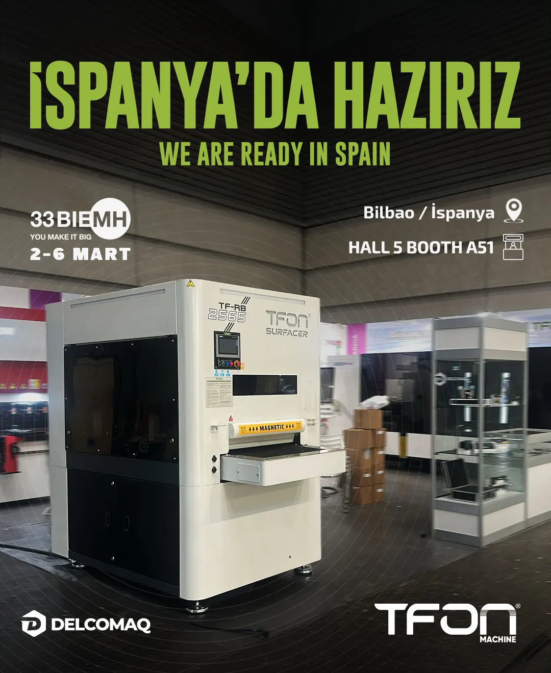 TFON auf der 33. BIEMH Messe in Spanien — 2–6 Mar, Messedaten