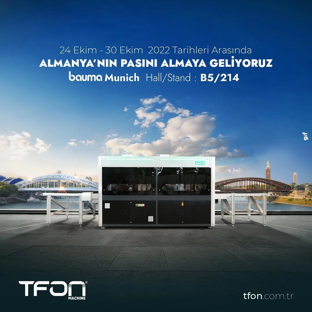 TFON auf der BAUMA München 2022 — 24–30 Oct, Messedaten